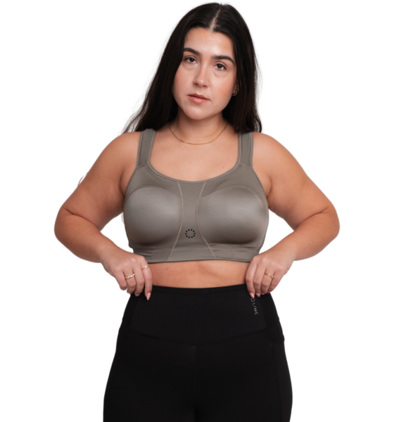951371102101 PURE LIME Padded Athletic Bra  Model01 Detail