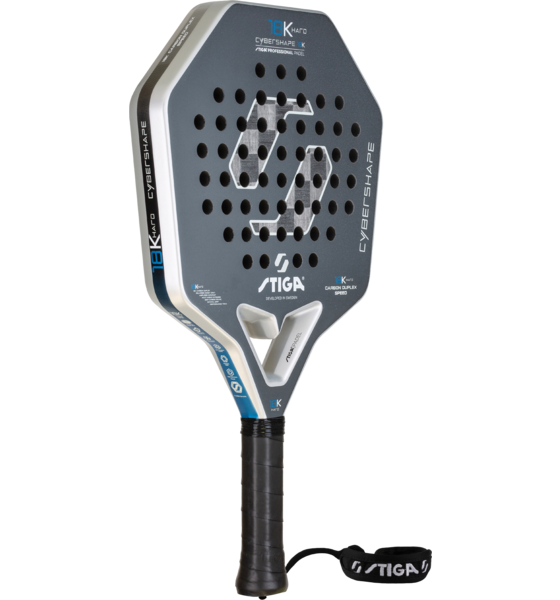 953776101101 STIGA Padel Racket 18k Hard 2 Cybershape  Standard Detail