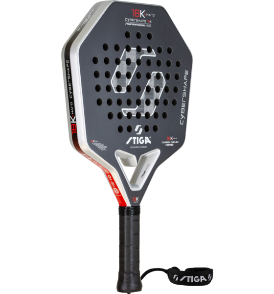 953788101101 STIGA Padel Racket 18k X Hard Cybershape  Standard Detail