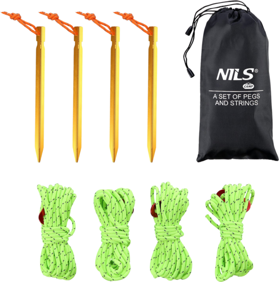 
NORTHIX, 
Pegs With Rope For Camping, Set Of 6, 
Detail 1
