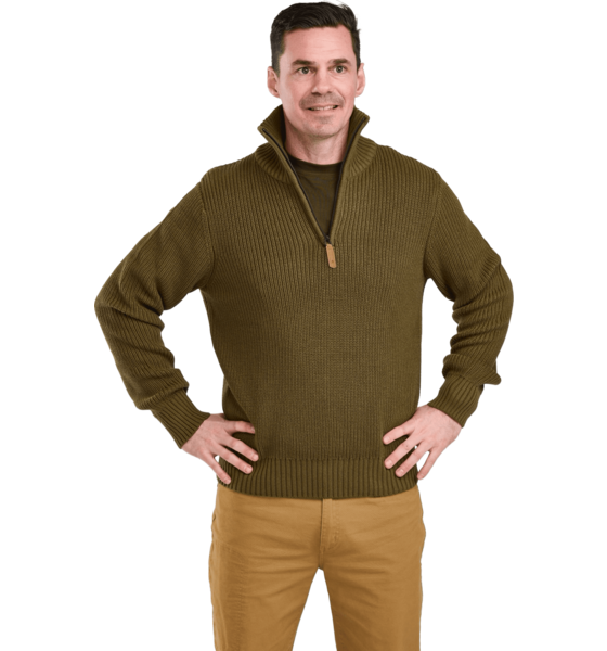 951151103101 PINEWOOD Philip Knitted Sweater  Model01 Detail