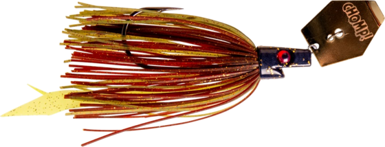
THE PIG, 
Pig Hula Chatterbait, 11g - Mudpuppy, 
Detail 1

