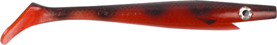 
THE PIG, 
Pig Shad Jr, 20cm, 50g - Bloody Spotted Bullhead - 2pcs, 
Detail 1
