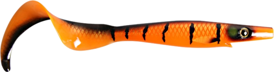 
THE PIG, 
Pig Tail Jr, 23cm, 37g - Tiger Pike - 2pcs, 
Detail 1
