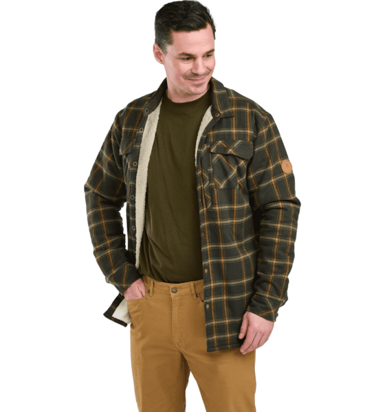 951153101102 PINEWOOD Pile Overshirt  Model01 Detail