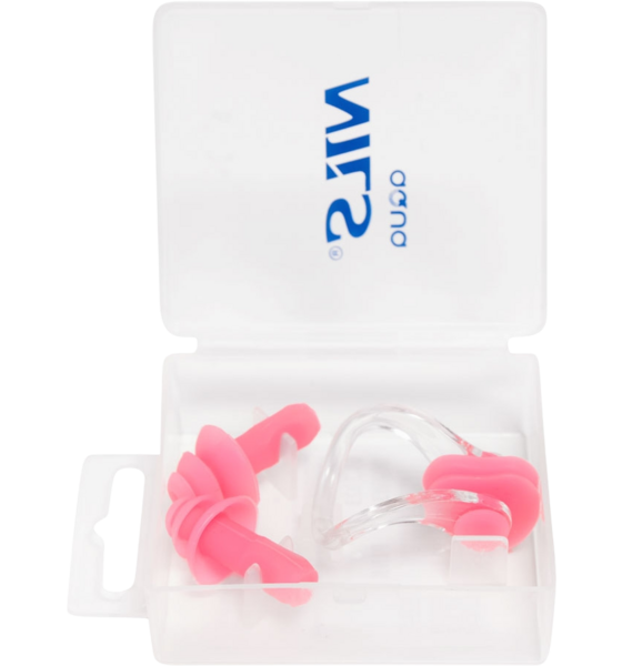 
NORTHIX, 
Pink Silicone Swimming Set &ndash; Ear And Nose Plugs, 
Detail 1
