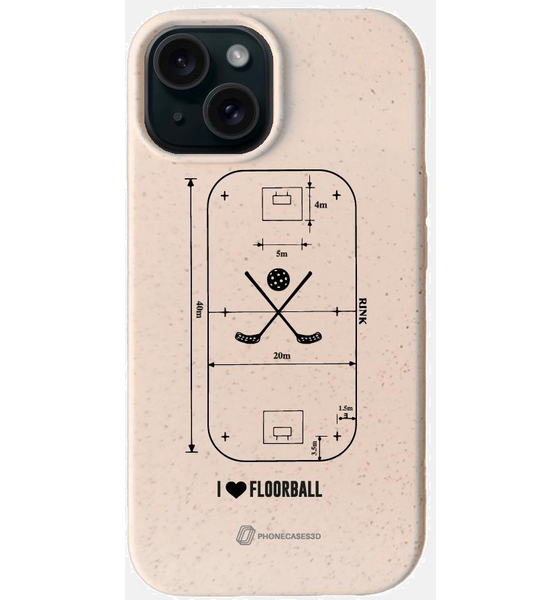 
PHONECASES3D, 
Pixbo Official Compostable Phone Case Design Floorball, 
Detail 1
