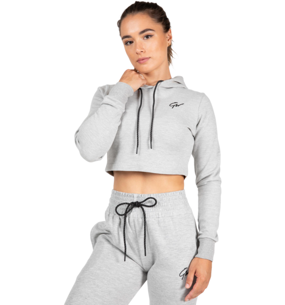 
GORILLA WEAR, 
Pixley Crop Top Hoodie, 
Detail 1
