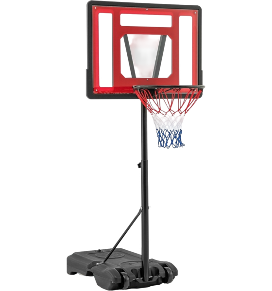 
B2X, 
Pool Basketball Hoop Outdoor Basketball Stand 115-135 Cm Height Adjustable Red, 
Detail 1
