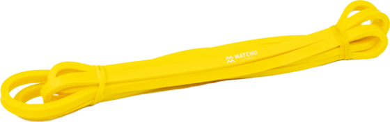 
MATCHU SPORTS, 
Powerband Ultra Light (6.4mm) 2-22kg - Gul, 
Detail 1
