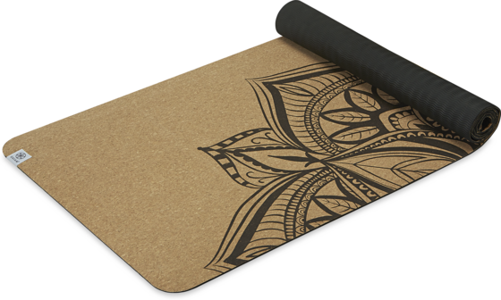 
GAIAM, 
Printed Cork Mandala Yoga Mat 5mm, 
Detail 1
