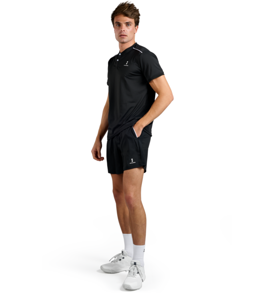 
NORDICDOTS, 
Pro Flex Polo Black, 
Detail 1
