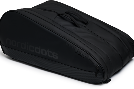 
NORDICDOTS, 
Pro Tennis Bag 12 Stealth Black, 
Detail 1
