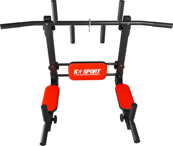 
K-SPORT, 
Pull-up Bar + Dips Bar For Wall Mounting 2in1, 
Detail 1
