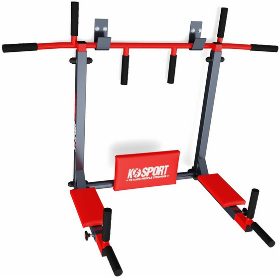 K-SPORT, Pull-up Bar + Dips Bar For Wall Mounting 2in1
