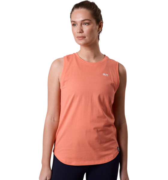 901397107101 CLN ATHLETICS Push Tank Coral Peach 901397107101 CLN ATHLETICS Push Tank Coral Peach Model01 Detail