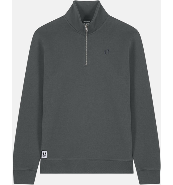 
HANG TEN, 
Quarter Zip Sweatshirt - Anthracite, 
Detail 1
