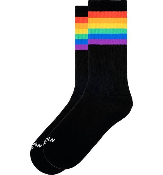 
AMERICAN SOCKS, 
Rainbow Pride (black) - Mid High, 
Detail 1
