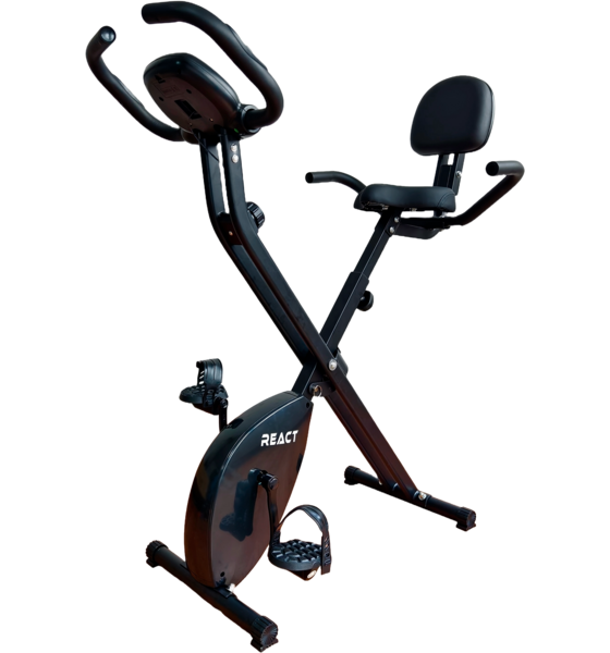 
REACT, 
React Exercise Bike Foldable With Backrest, 
Detail 1
