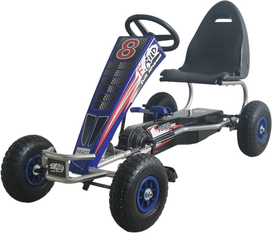 
REACT, 
React Pedal Go Kart Racer Blue, 
Detail 6
