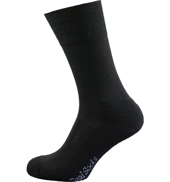 
AVIGNON, 
Real Socks Terry Enf&auml;rgade Svart, 
Detail 1
