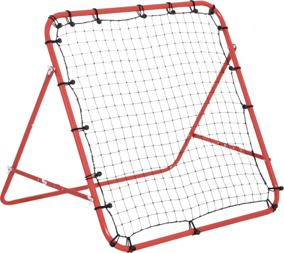 
NORTHIX, 
Rebounder Football Rebound Wall Goal Net For Football Adjustable Angle Red + Black 96 X 80 X 96 Cm, 
Detail 1
