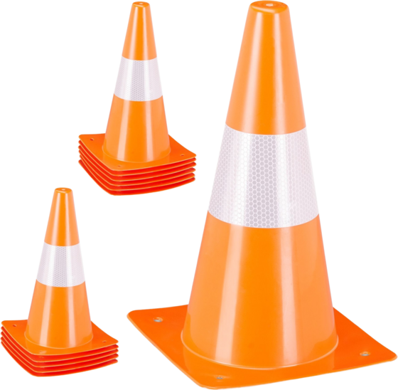 
NORTHIX, 
Reflective Safety Cones, Set Of 12 &ndash; Large, Multifunctional, 
Detail 1
