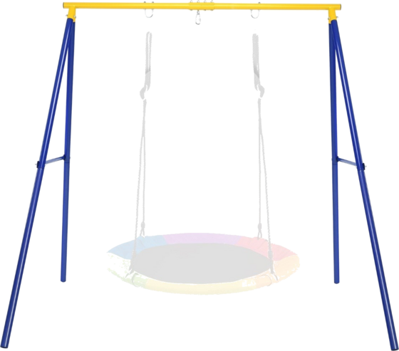 954562101101 B2X Robust Metal Swing Frame A-frame Garden Swing Frame 194 X 184 X 180 Cm Blue + Yellow  Standard Detail