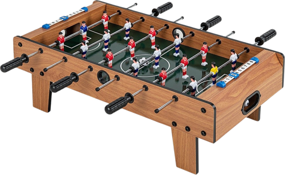 
B2X, 
Room-sized Football Table Space-saving Football Table With Robust Handle 69 X 36 X 24 Cm Natural, 
Detail 1
