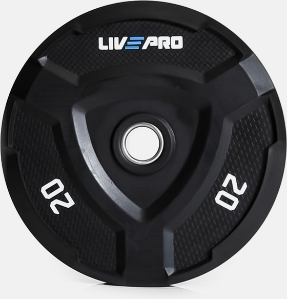 
LIVEPRO, 
Rubber Warrior Bumper Plate 20kg, 
Detail 1
