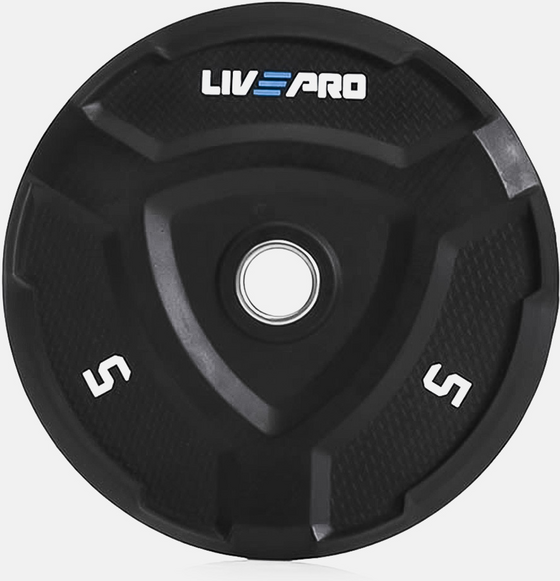 
LIVEPRO, 
Rubber Warrior Bumper Plate 5kg, 
Detail 1
