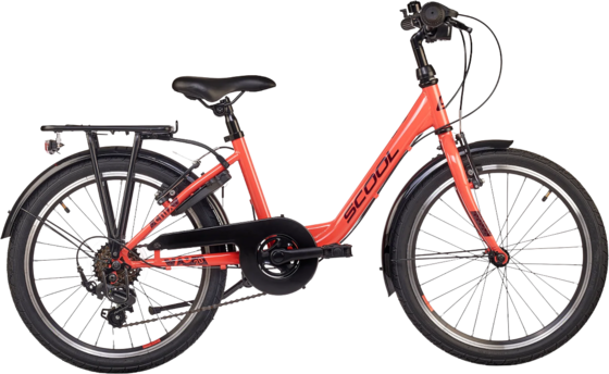 
SCOOL, 
S'cool Chix, 20" Coral/dark Red, 
Detail 1
