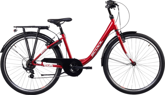 
SCOOL, 
S'cool Chix, 26" Red/white, 
Detail 1
