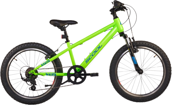 
SCOOL, 
S'cool Xroc, 20" Neon Green/ocean, 
Detail 1
