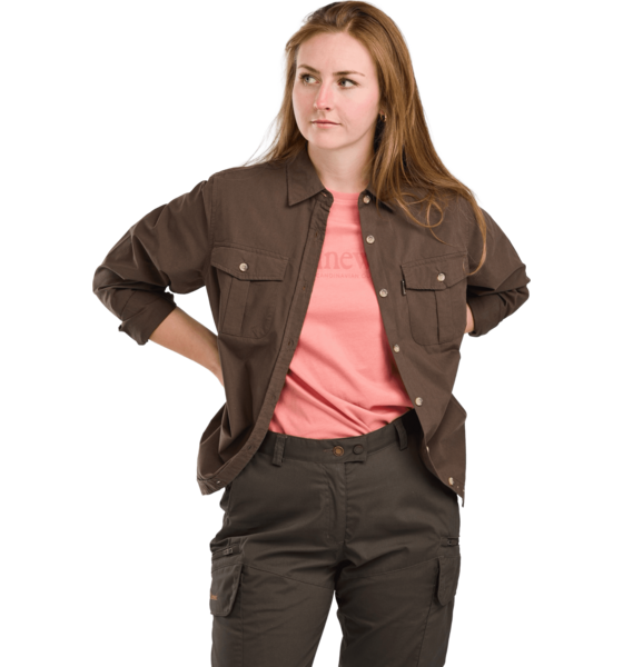 944633102101 PINEWOOD Safari L/s Shirt W 944633102101 PINEWOOD Safari L/s Shirt W Model01 Detail