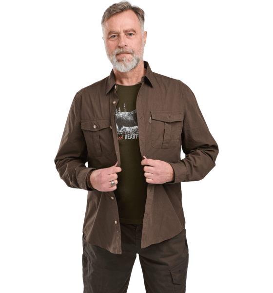 944635102101 PINEWOOD Safari L/s Shirt 944635102101 PINEWOOD Safari L/s Shirt Model01 Detail