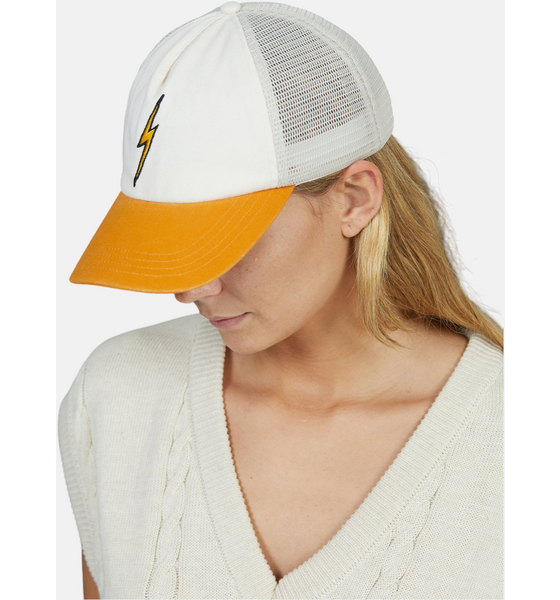 
LIGHTNING BOLT, 
Salt Breeze Trucker Cap, 
Detail 1
