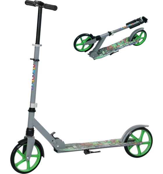 
NORTHIX, 
Scooter Children's Foldable Children's Scooter With Adjustable Handlebar Height, 2 Large Wheels, Rea, 
Detail 1
