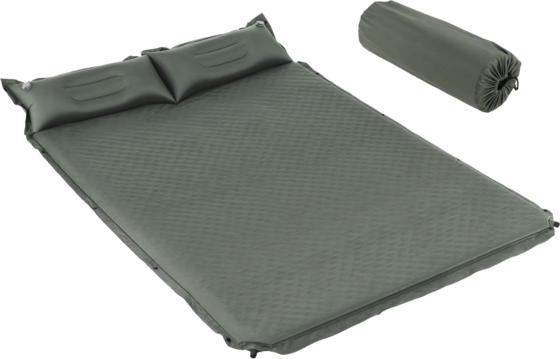 
B2X, 
Self-inflating Camping Mat Comfortable Outdoor Sleeping Mat 186 X 130 X 4cm Green, 
Detail 1
