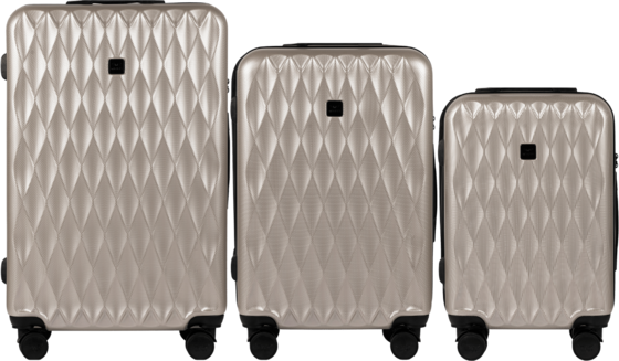 
WINGS, 
Set Of 3 Suitcases Wings Pc Golden Eagle, 
Detail 1
