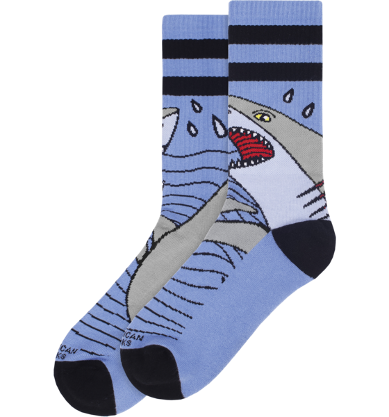 
AMERICAN SOCKS, 
Shark Strike - Mid High, 
Detail 1
