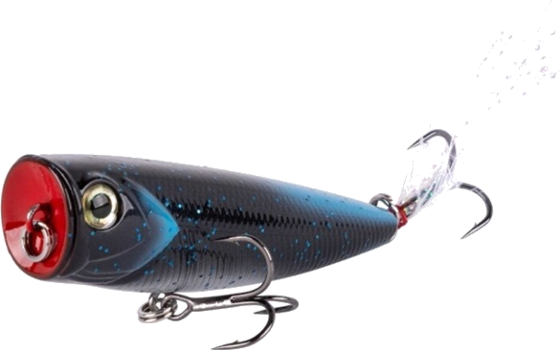 
SHIMANO, 
Shimano Lure Yasei Pure Pop F 80mm Black Blue, 
Detail 1
