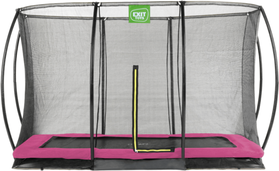 
EXIT, 
Silhouette Nedgr&auml;vd Studsmatta 244x366cm Med Skyddsn&auml;t - Rosa, 
Detail 1
