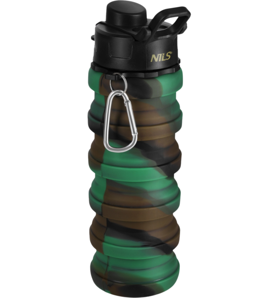 
NORTHIX, 
Silicone Folding Water Bottle, 500ml, Green, 
Detail 1
