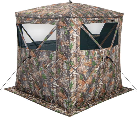 
B2X, 
Single-sided Transparent 270&deg; Hunting Tent Pop-up Shelter For 2-3 People With Silent Sliding Window, 
Detail 1
