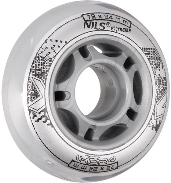 
NORTHIX, 
Skateboard Wheels 72x24mm 82a Transparent (4 Pack), 
Detail 1
