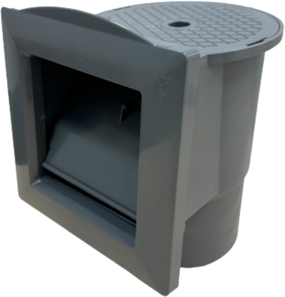 
AZURO, 
Skimmer Azuro De Luxe - Graphit (inlet Included), 
Detail 1
