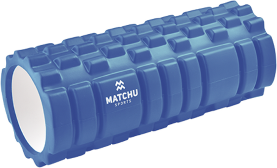 
MATCHU SPORTS, 
Skumrulle / Massagerulle / Fitnessrulle 33cm - Ø 14cm - Blå, 
Detail 1
