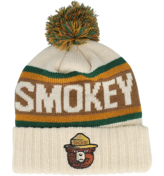 
AMERICAN NEEDLE, 
Smokey Bear Pillow Line Knit, 
Detail 1
