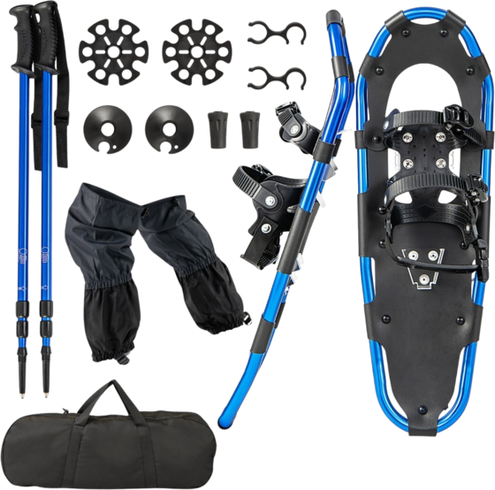 
NORTHIX, 
Snowshoe Set With Adjustable Poles, 78 Cm, Navy Blue, 
Detail 1
